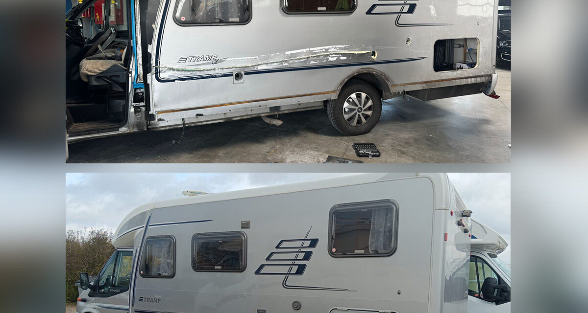Professionelle Unfallinstandsetzung & GFK-Reparatur für Wohnmobile und Wohnwagen